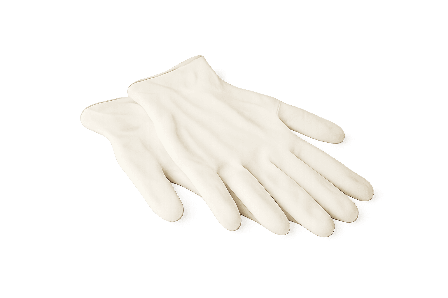 Blaue Einmalhandschuhe aus Nitril
